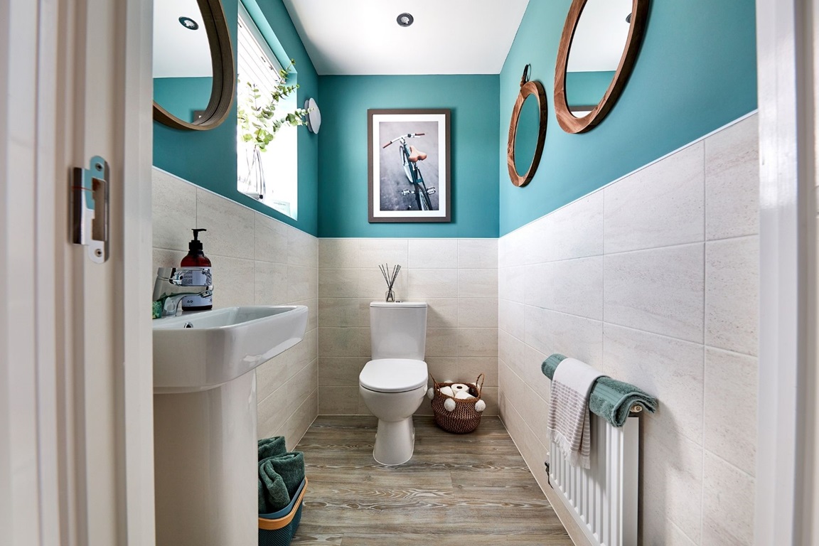 Example of a downstairs WC in a Taylor Wimpey home
