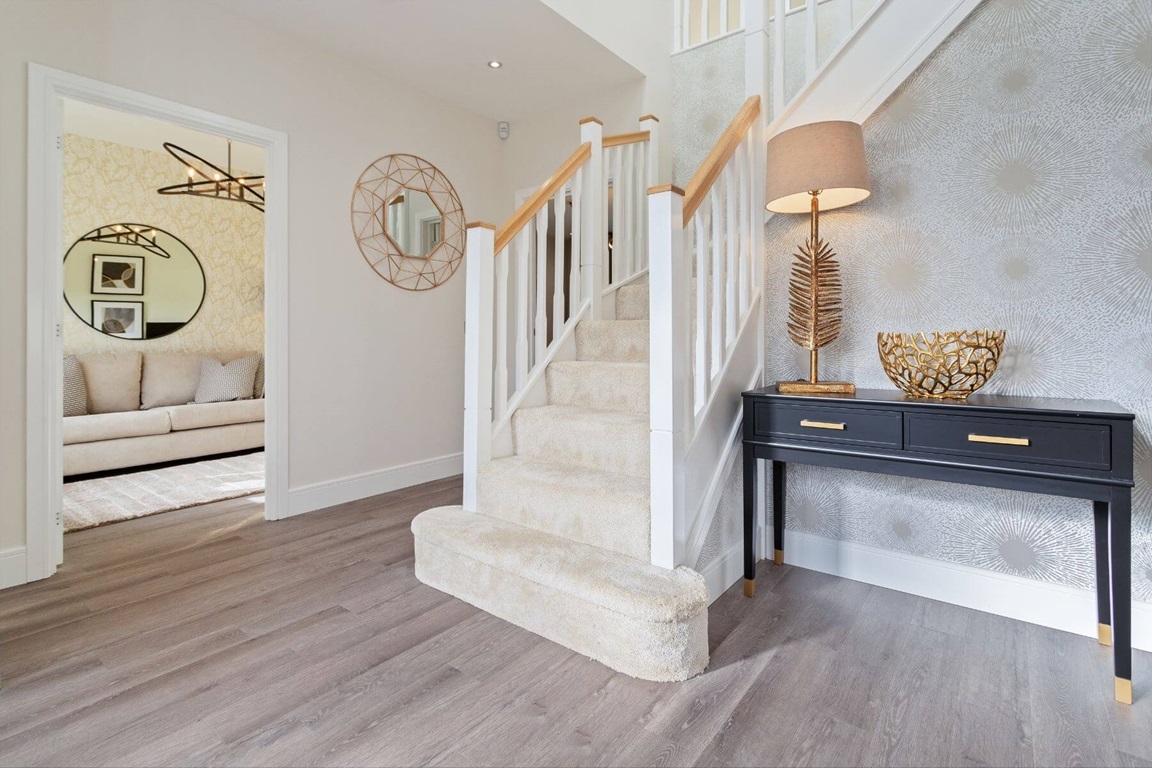 Taylor Wimpey hallway and staircase