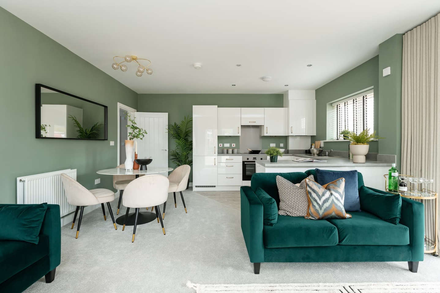 Illustration of Leading Apartment Design Trends Textured Finishes