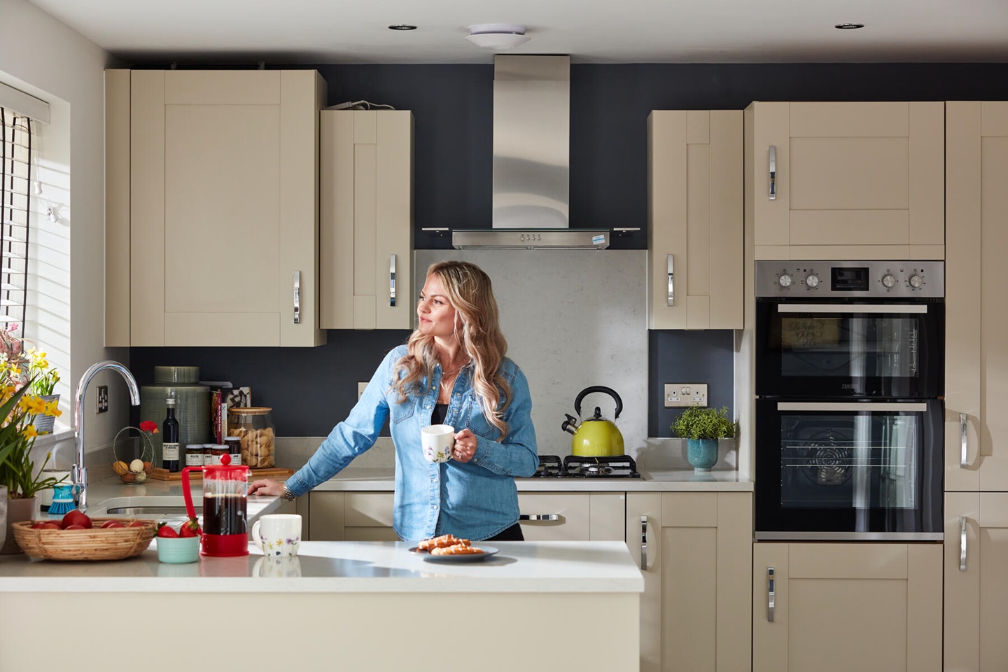 Person in kitchen