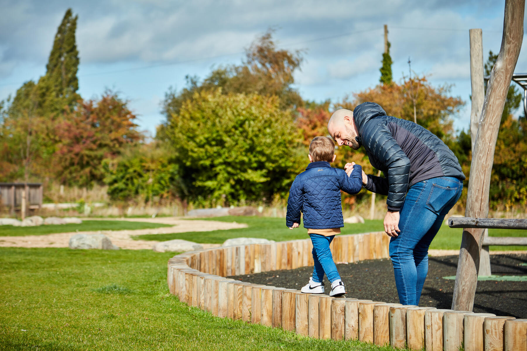 People in park