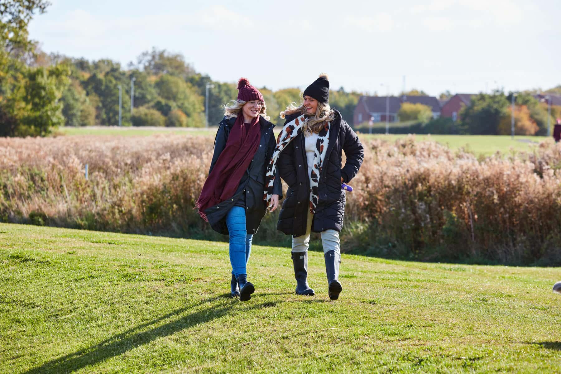 Couple walking