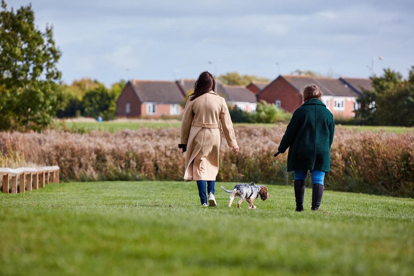 Couple walking