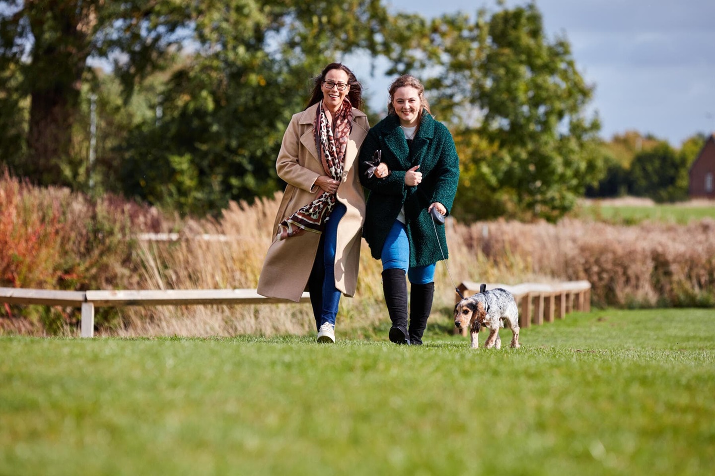 Couple walking